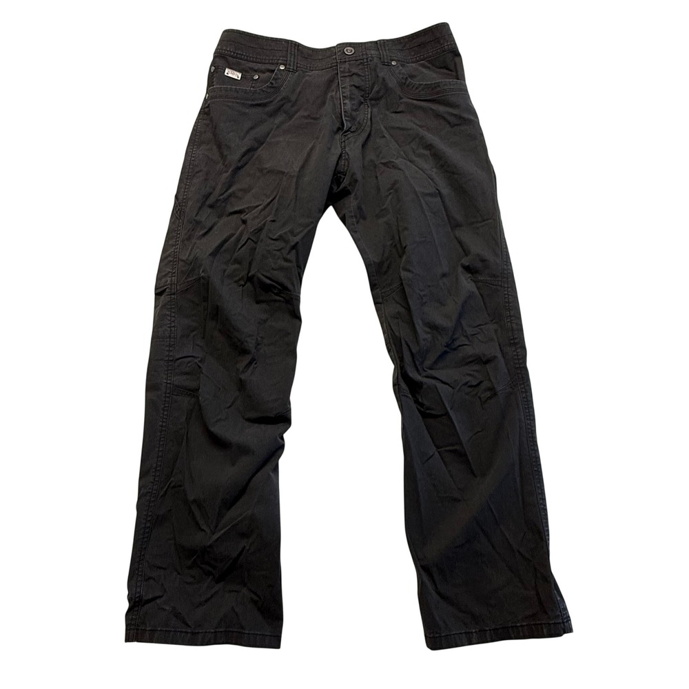 Kuhl Rydr Pants Mens 35x30 Gray Vintage Patina Dye Cotton Blend Outdoor Hiking